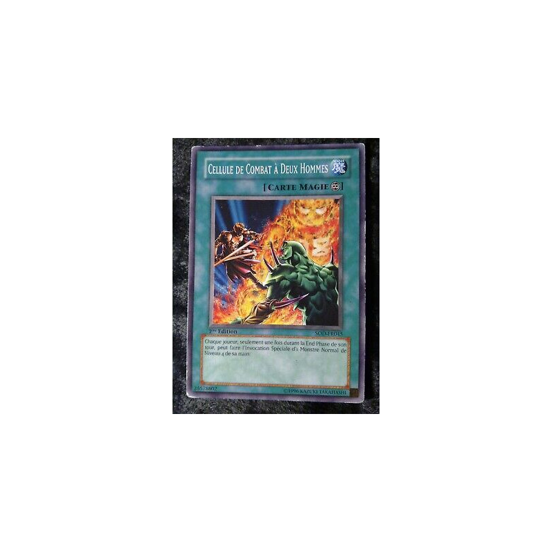 Cellule de Combat à Deux Hommes SOD-FR045 Yu-Gi-Oh