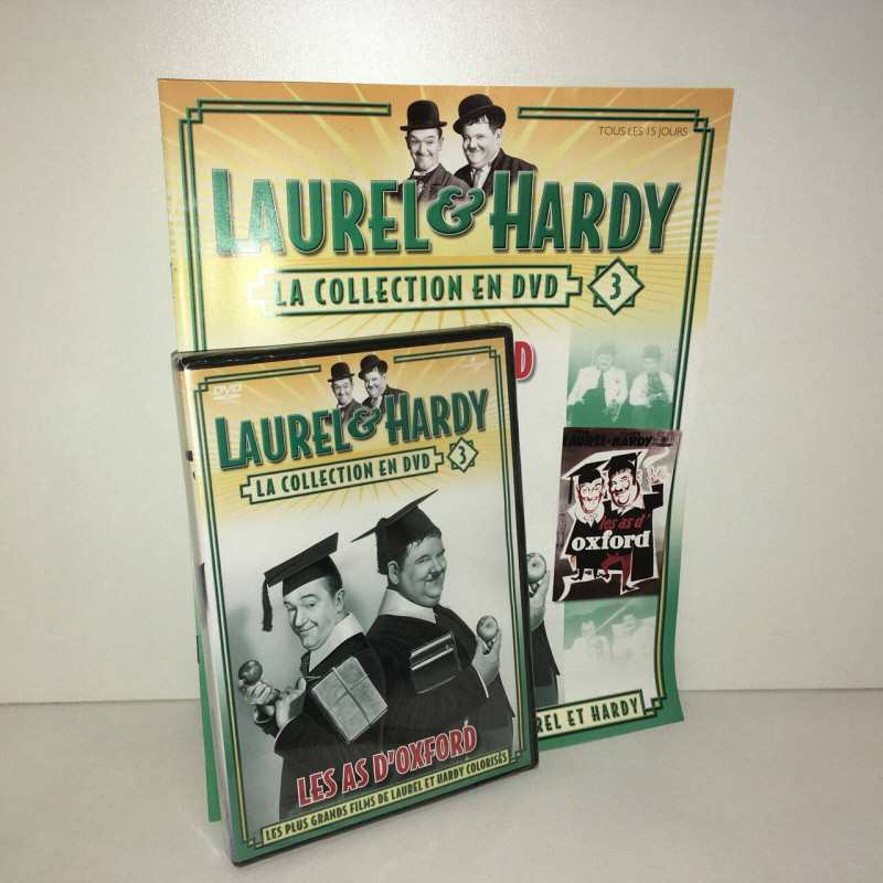 LAUREL ET HARDY la collection en DVD n 3 LES AS D'OXFORD 1940