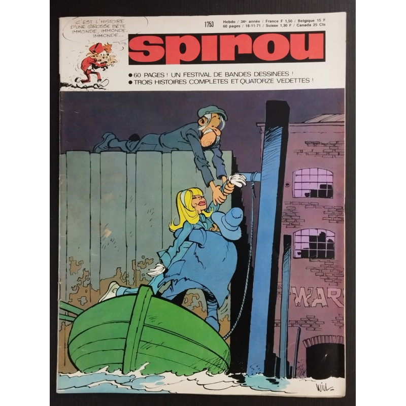 Revue le Journal de Spirou N° 1753