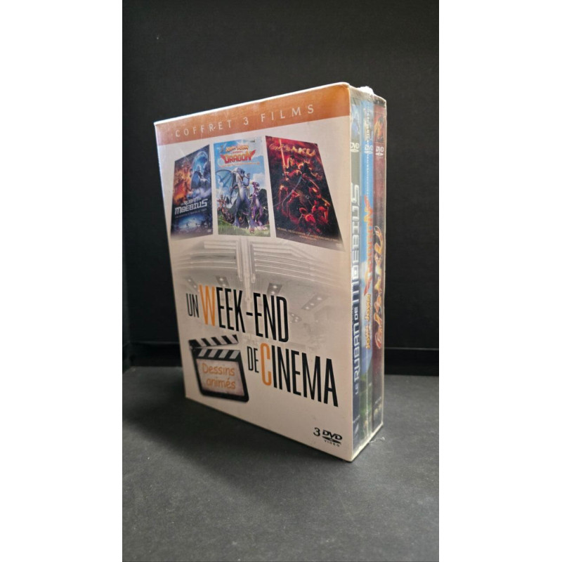 Coffret 3 DVD Un week-end de cinéma : dessins-animés - Neuf sous...