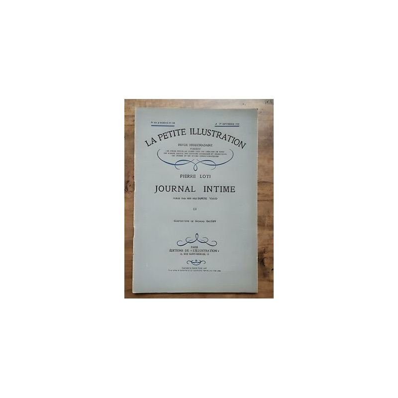 La Petite illustration n401 Roman Nº180 29 Septembre 1928