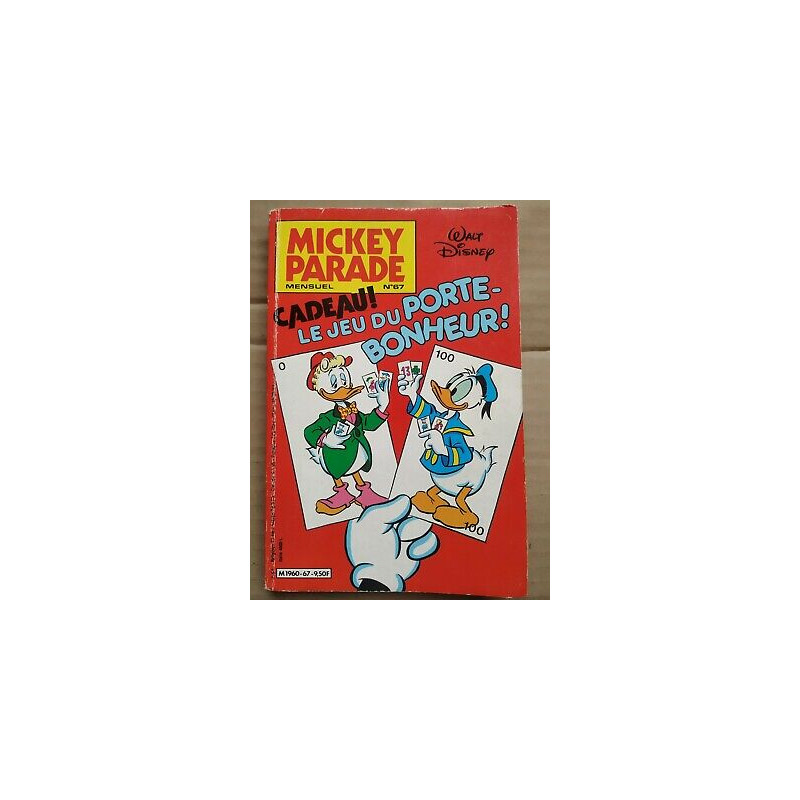 Mickey Parade Nº 67 Le jeu du porte bonheur 1985