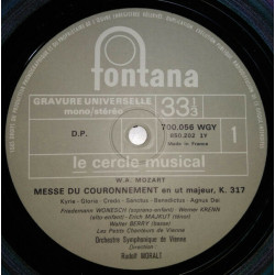 « Messe Du Couronnement » K.317 / « Messe Du Credo» K.257