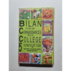 Bilan des connaissances au collège