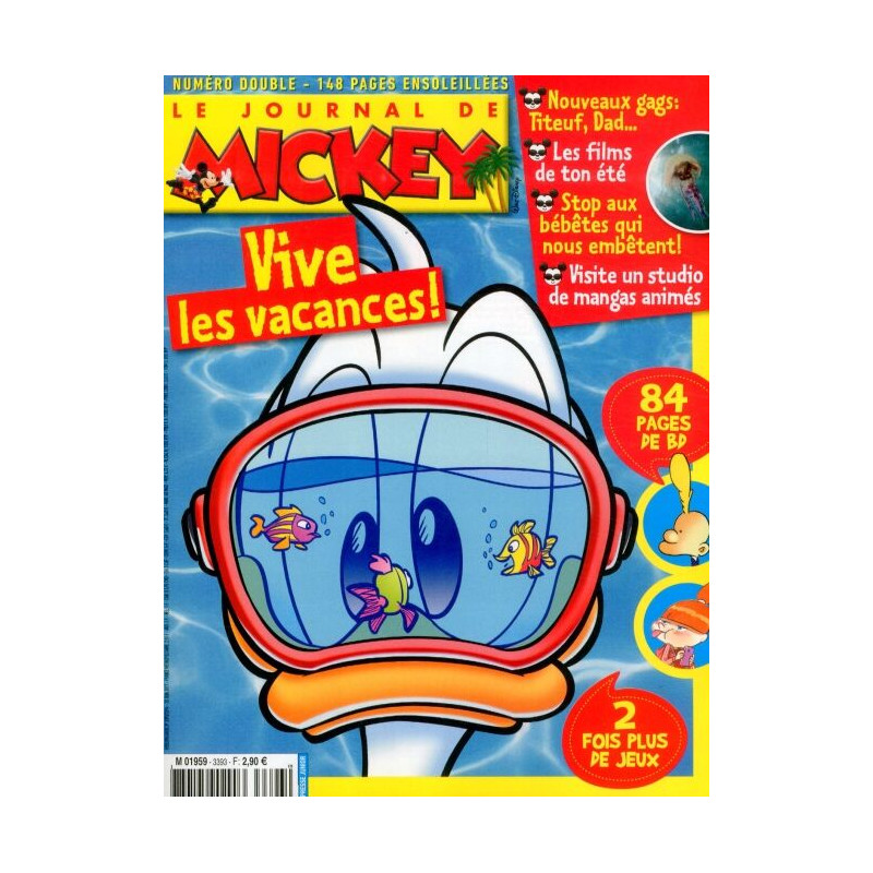 Le Journal de Mickey N° 3393-3394 : Vive les Vacances