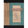Lot de revues educateurs Fiches Pédagogiques 1946 1948 éducation...