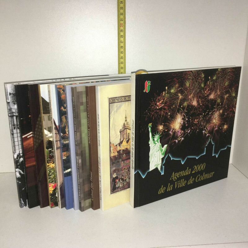 ALSACE 11x AGENDA DE LA VILLE DE COLMAR Lot 2000 à 2010 Hansi