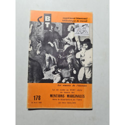 STB - Mentions Marginales nº 178 - 1965