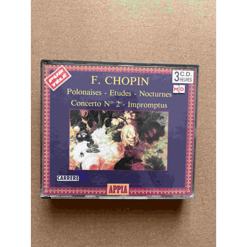 Chopin Polonaises Etudes Nocturnes Concerto N°2/ 3 CD