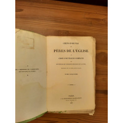 Chefs-d'œuvre des Pères de l'Eglise Tome 5 Bibliothèque...