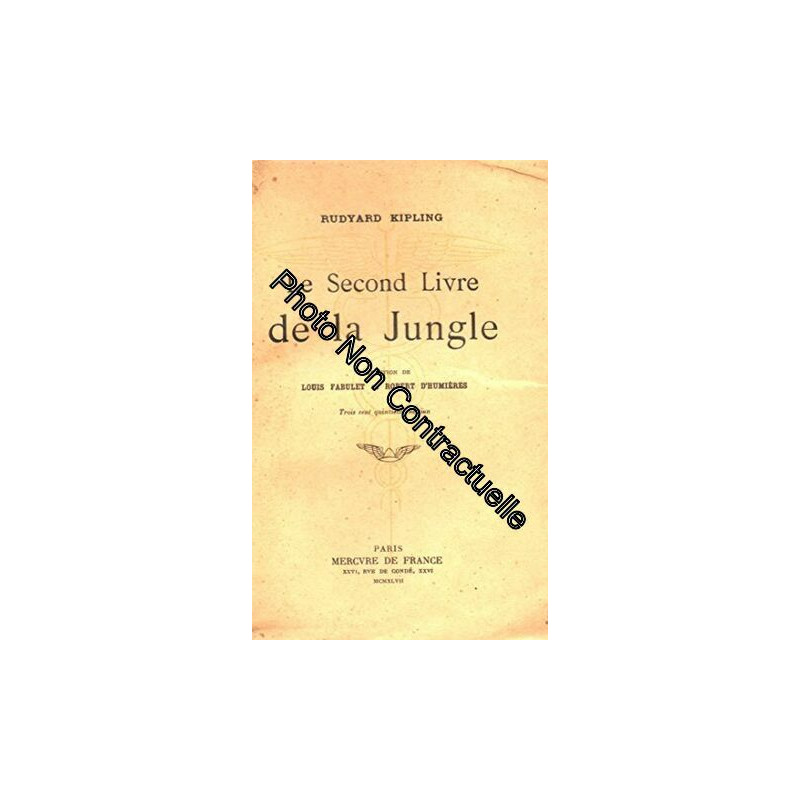 Le second livre de la jungle