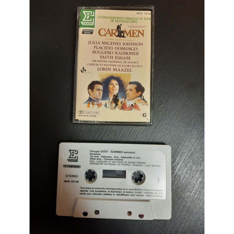 K7 Audio : Carmen (Extraits De L'Enregistrement Original Du Film...