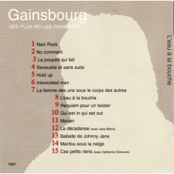 Ses Plus Belles Chansons Vol 4 L'Eau A La Bouche
