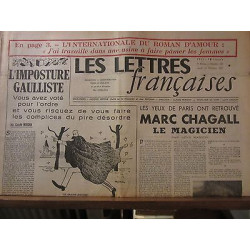 Les Lettres Françaises n180 3010 paulhan peynet chagall shakespeare