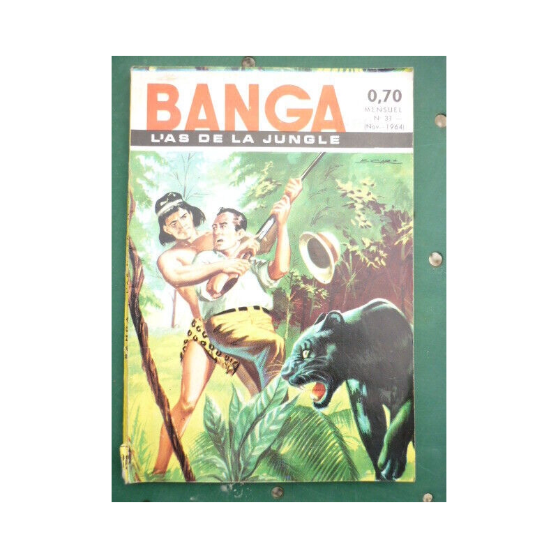 Banga l'as de la jungle mensuel n31 Editions des remparts Octobre 1964