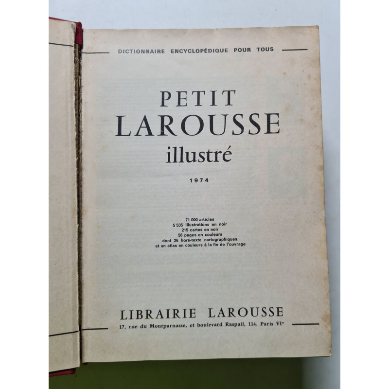 Petit Larousse illustré - 1974