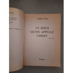 Ce Jésus qu'on appelle Christ (Mt 1 16)