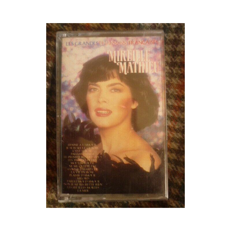MIREILLE MATHIEU LES GRANDES CHANSONS FRANCAISES Cassette Audio-K7...