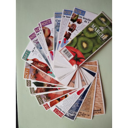 Au marché mois par mois