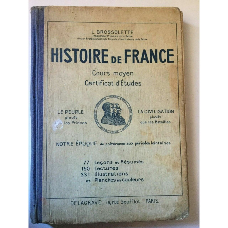 l brossolette Histoire de france Librairie delagrave
