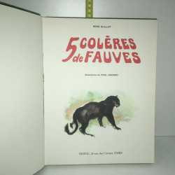 René Guillot 5 COLERES DE FAUVES illustrations Paul Durand ODEGE