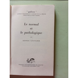 Le normal et le pathologique