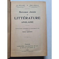 Morceaux choisis de littérature anglaise