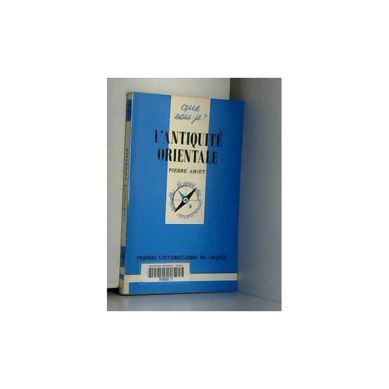L'Antiquité orientale