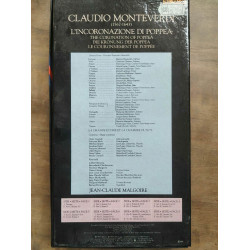 Monteverdi L'Incoronazione Di Poppea J.-C. Malgoire Cassette...