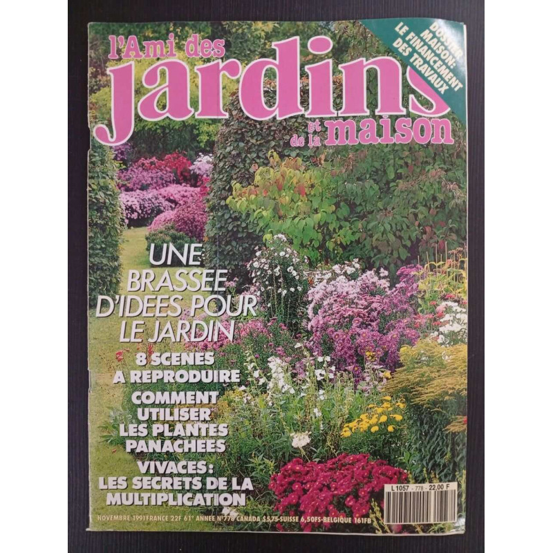 Revue L'ami des Jardins et de la Maison N° 778