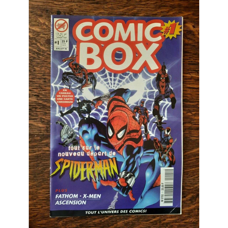 Comic Box n 1 Tour sur le nouveau départ de spider man Juillet 1998