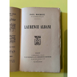 Paul bourget Laurence albani