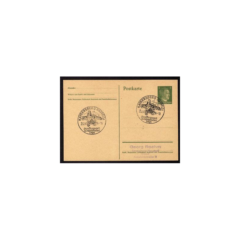 Ganzsache KAYSERSBERG Cachet Spécial 250243 WW2
