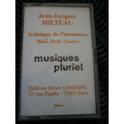 Jean-Jacques Milteau Technique de l'harmonica Cassette Henry Lemoine
