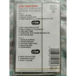 Louis Armstrong The hot fives hot sevens Vol 3 Cassette Audio-K7 NEUVE
