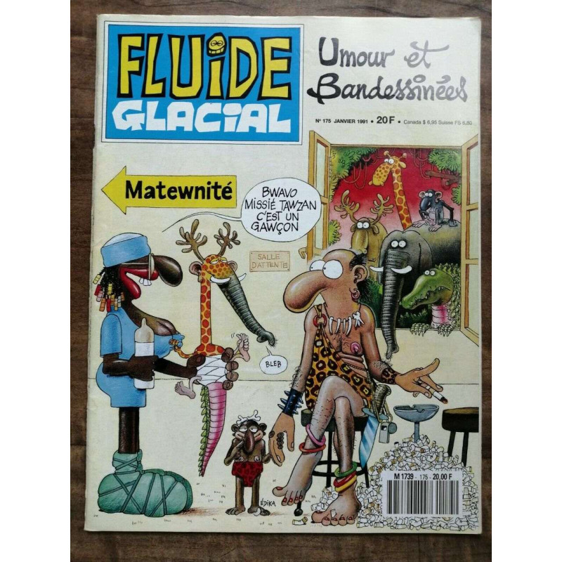 Fluide Glacial Nº 175 Janvier 1991