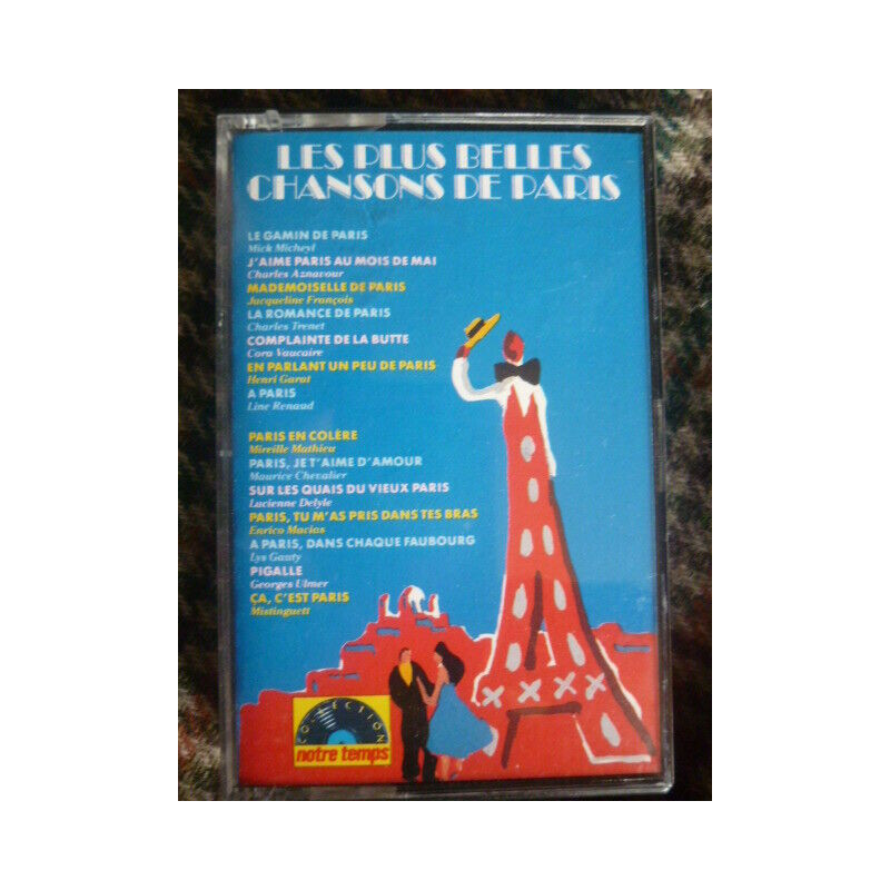 les plus belles chansons de Paris Cassette Audio-K7 EMI MLGDK 192