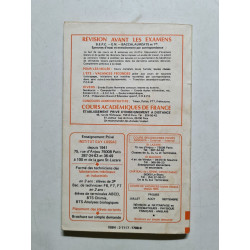 BEPC - brevet d'études du premier cycle - 1980