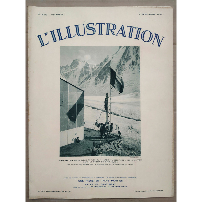 L'Illustration n4722 2 Septembre 1933 La Petite Illustration n640...