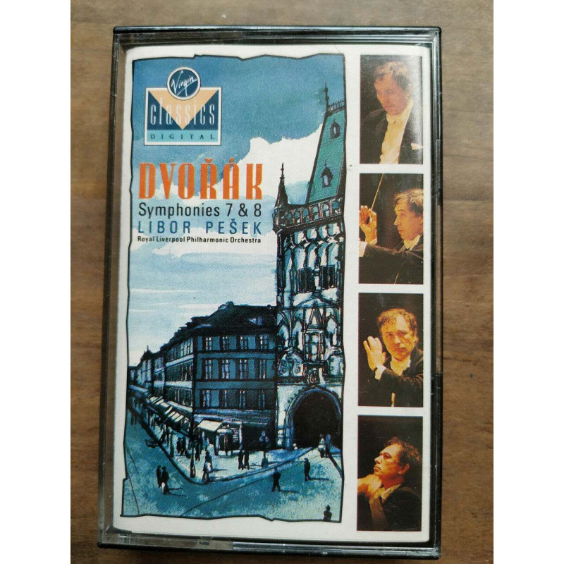 Dvorak Symphonies No 7 8 - Libor Pesek Cassette Audio-K7