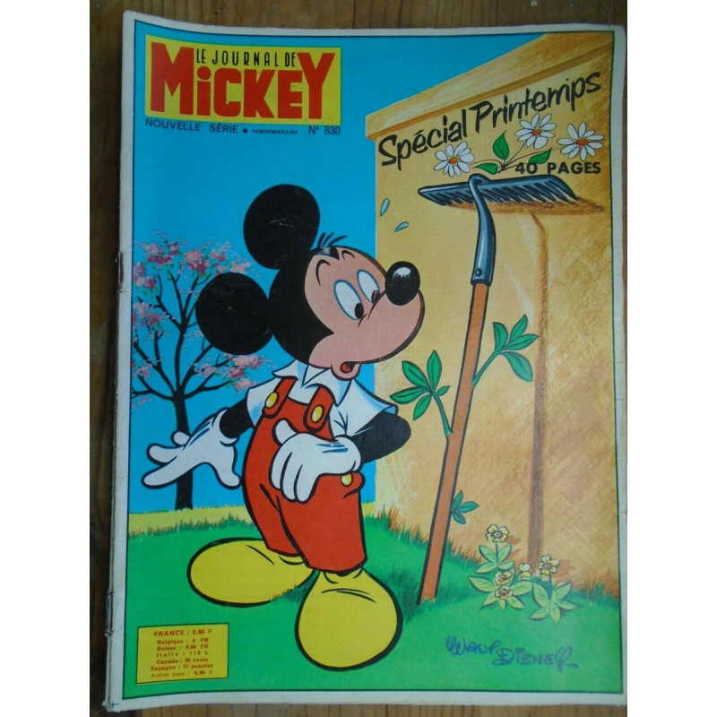 Le journal de Mickey hebdomadaire n 830