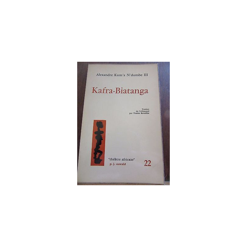 kafra biatanga Oswald Théâtre Africain n22