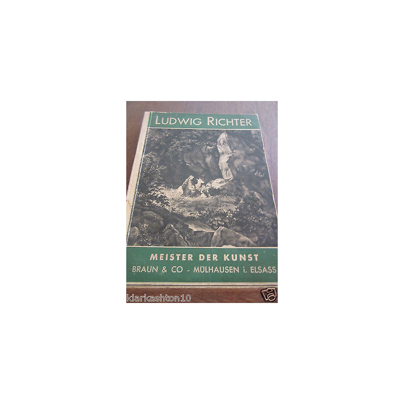 Ludwig Richter Verlag von Braun trilingue allemand-italien-français