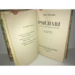 Jean Peyrade PSICHARI MAITRE DE GRANDEUR 1948 NUM 3000 EX alfa