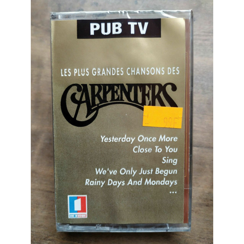 Les plus grandes chansons des Carpenters Cassette Audio-K7 NEUVE...