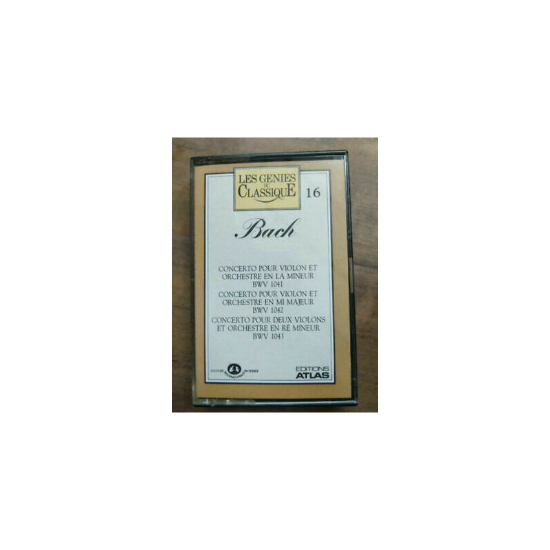 Les génies du classique 16 - Bach Cassette Audio-K7