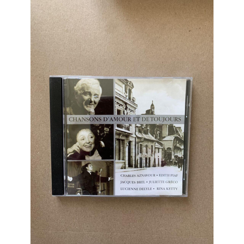 CHANSONS D'AMOUR ET DE TOUJOURS Aznavour Piaf/ CD