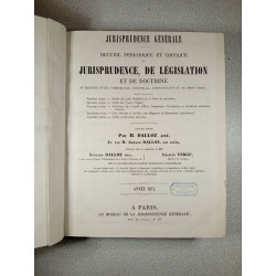 Jurisprudence Générale. Jurisprudence de législation et de...