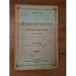 La Jurisprudence civile ecclésiastique au Presbytère n 7 jan 1907...