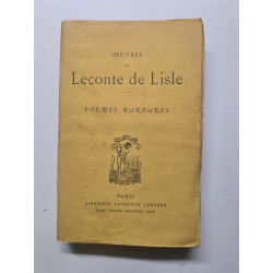 Oeuvres de Leconte de Lisle